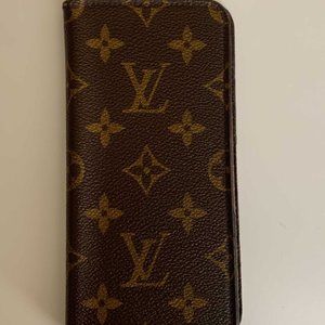 LOUIS VUITTON Monogram iPhone XS Max Folio Case